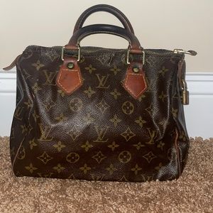 Louis Vuitton Vintage Monogram Canvas Speedy 25 Satchel